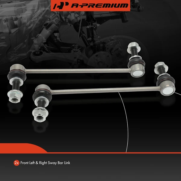 Sway Bar Link, Front Side, A-Premium APCA6388