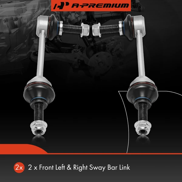 Sway Bar Link, Front Side, A-Premium APCA6389