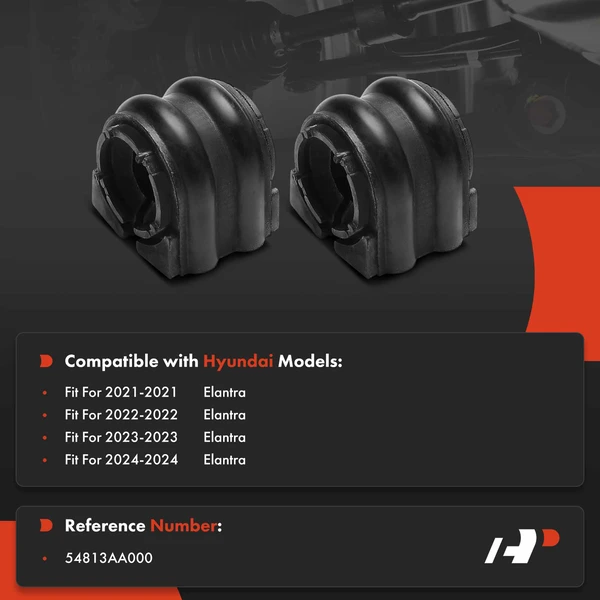 2-Pc Sway Bar Bushing Kit, Driver & Passenger A-Premium APCA9669