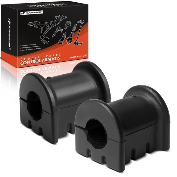 2-Pc Suspension Stabilizer Bar Bushing Kit, Rear To Frame A-Premium APCA9673