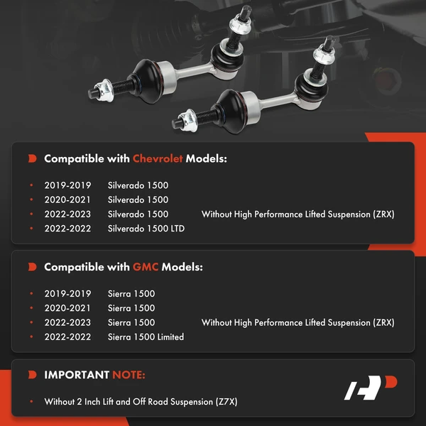 Sway Bar Link Front Side A-Premium APCA7771