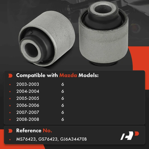 2-Pc Control Arm Bushing, Front Lower Forward A-Premium APCA7460