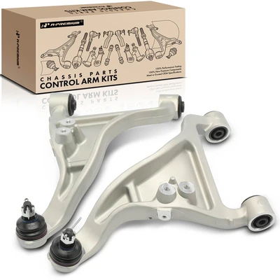 2 Pcs Rear Upper Control Arm with Ball Joint
