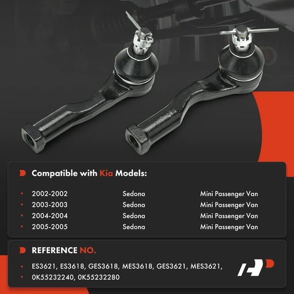 Tie Rod End Front Driver & Passenger Outer A-Premium APCA9157