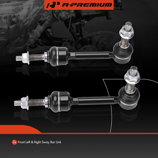 Sway Bar Link, Front Side, A-Premium APCA6385