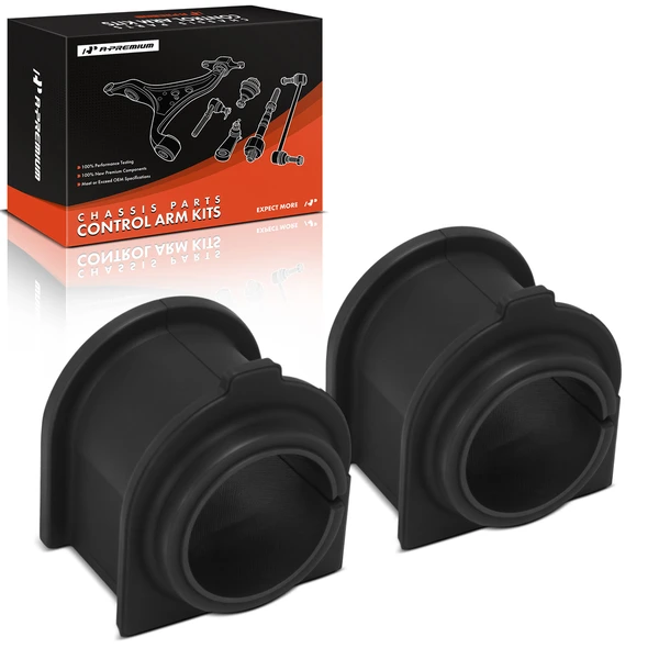 2-Pc Sway Bar Bushing, Front Side A-Premium APCA9737