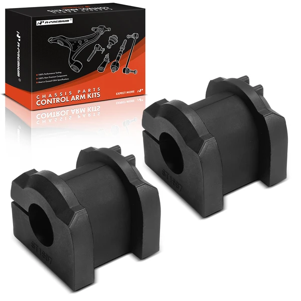 2008-2014 Mitsubishi Lancer 2-Pc Sway Bar Bushing, Front Driver & Passenger A-Premium APCA9752