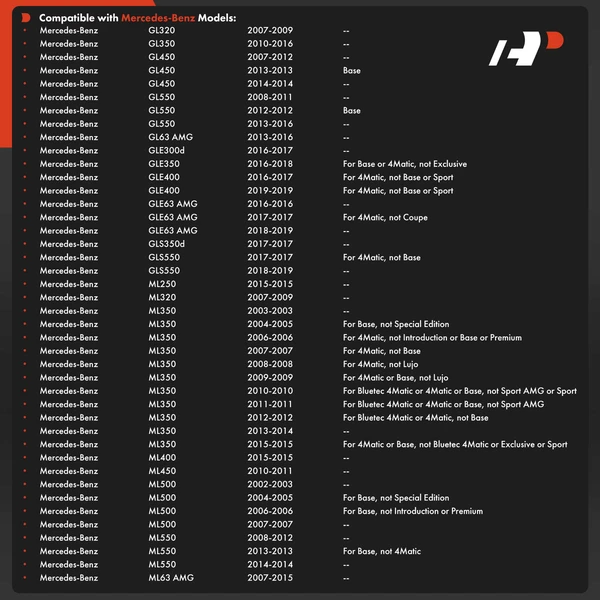 2-Pc Differential Mount Bushing, Rear Driver & Passenger A-Premium APCA9685
