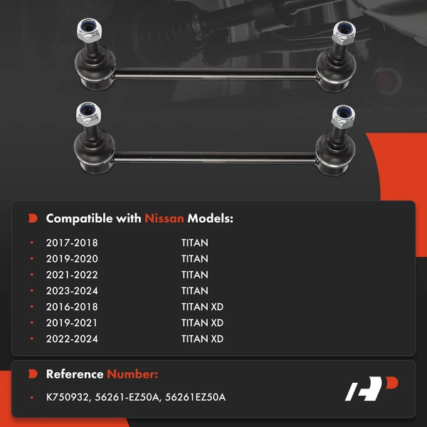 Stabilizer Bar Link Rear Driver & Passenger A-Premium APCA9691