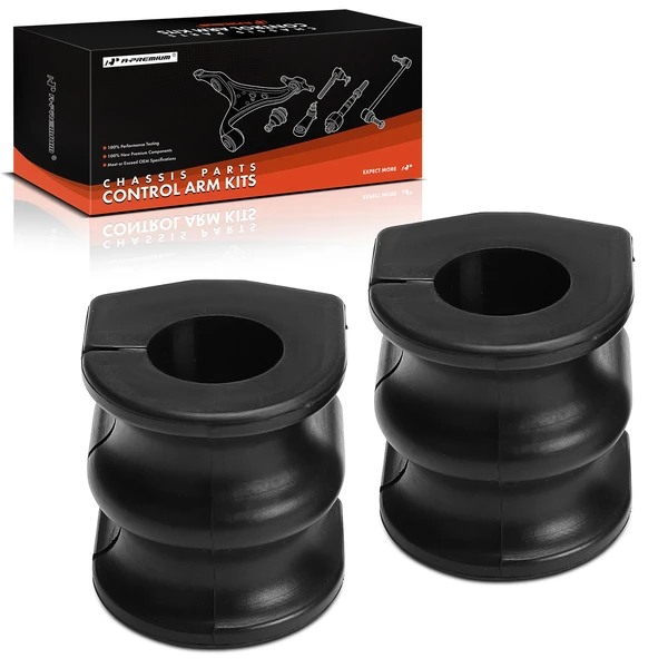 2-Pc Stabilizer Bar Bushing, Rear Driver & Passenger To Frame A-Premium APCA9703