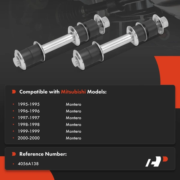 Sway Bar Link Rear Driver & Passenger A-Premium APCA9707