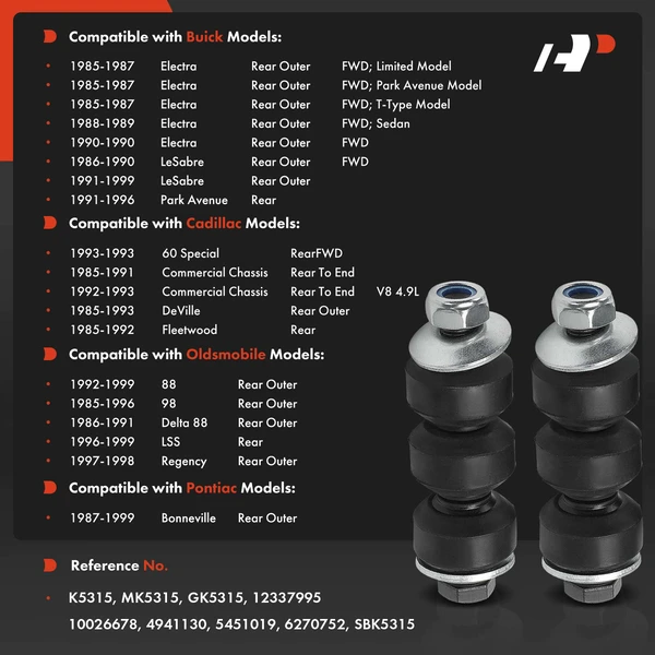 Sway Bar Link Rear Side A-Premium APCA7782