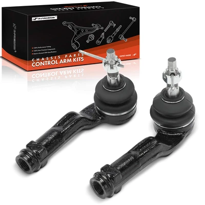 2 Pcs Front Outer Tie Rod End