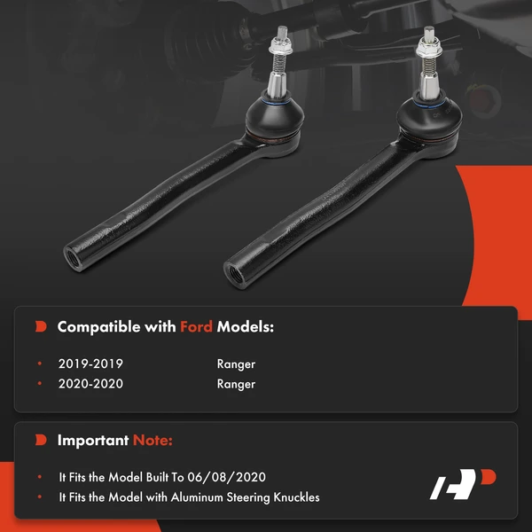 Tie Rod End Front Driver & Passenger Outer A-Premium APCA8039