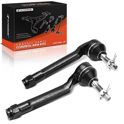 2 Pcs Front Outer Tie Rod End