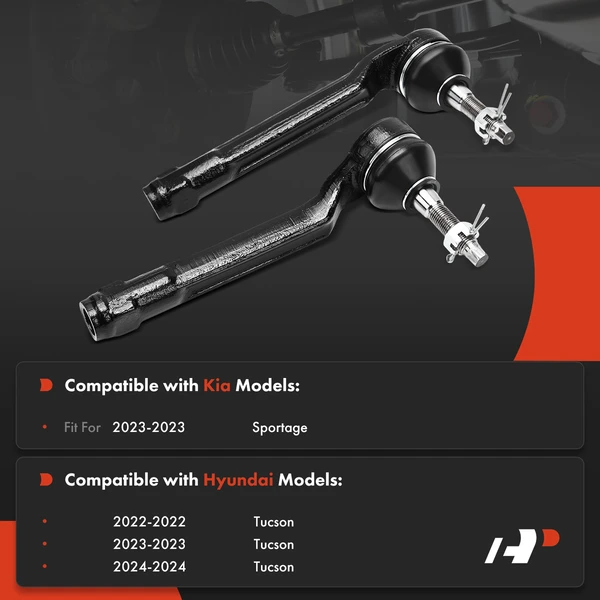 Tie Rod End Front Driver & Passenger Outer A-Premium APCA8040