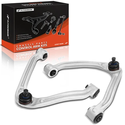 2 Pcs Front Upper Control Arm with Ball Joint