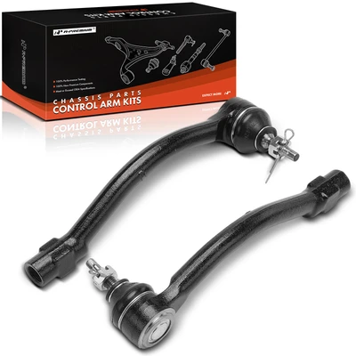2 Pcs Front Driver & Passenger Outer Tie Rod End Kit