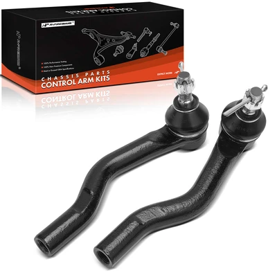 2 Pcs Front Driver & Passenger Outer Tie Rod End