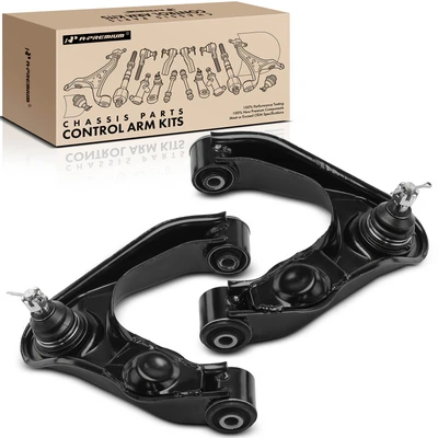 2 Pcs Front Upper Control Arm with Ball Joint