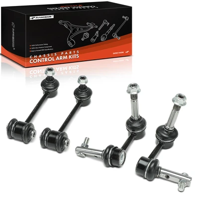 4 Pcs Front & Rear Suspension Stabilizer Bar Link Kit
