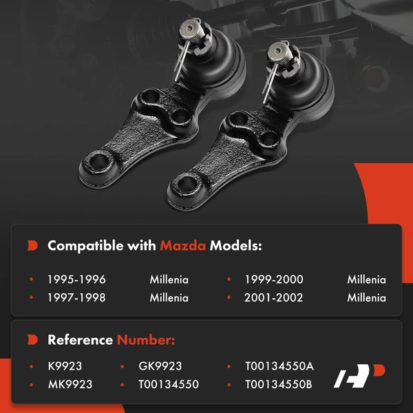 Ball Joint Kit Front Driver & Passenger Lower A-Premium APCA8668