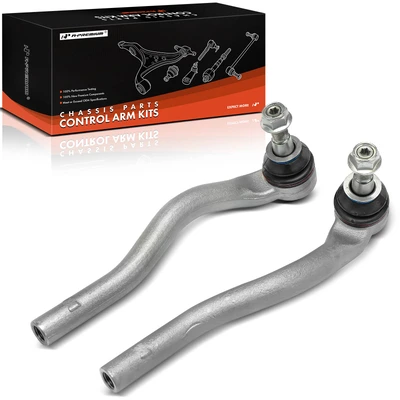 2 Pcs Front Outer Tie Rod End