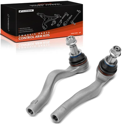 2 Pcs Front Outer Tie Rod End