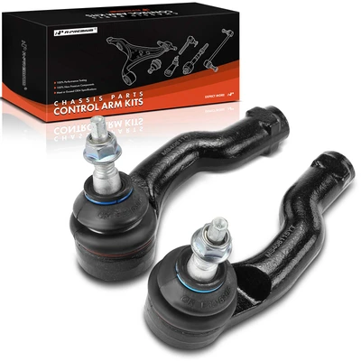 2 Pcs Front Outer Tie Rod End