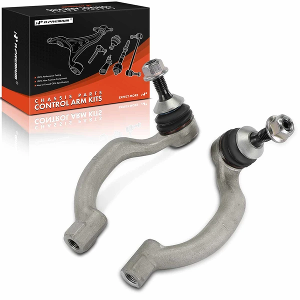 2 Pcs Front Outer Tie Rod End for Jaguar XF 2009-2015 XFR 2010-2015 XFR-S