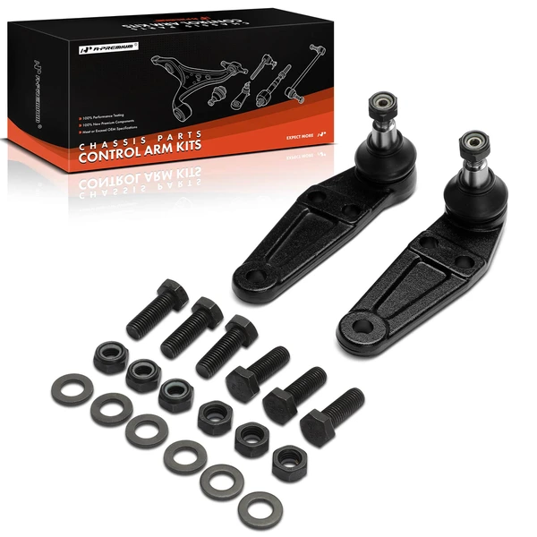 Ball Joint with Mounting Hardware Front Driver & Passenger Lower A-Premium APCA8666