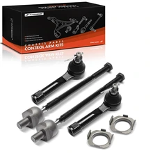 4 Pcs Front Inner & Outer Tie Rod End
