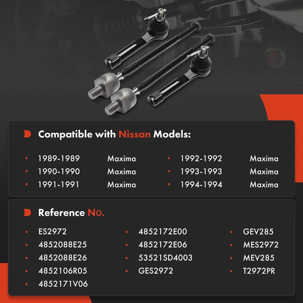 Tie Rod End Front Inner & Outer A-Premium APCA8670