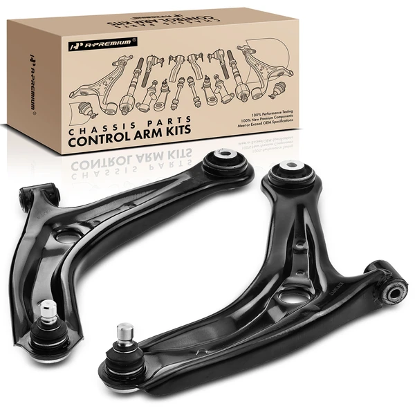 2011-2014 Mazda 2 2-Pc Control Arm and Ball Joint Kit, Front Lower with Ball Joint A-Premium APCA3845