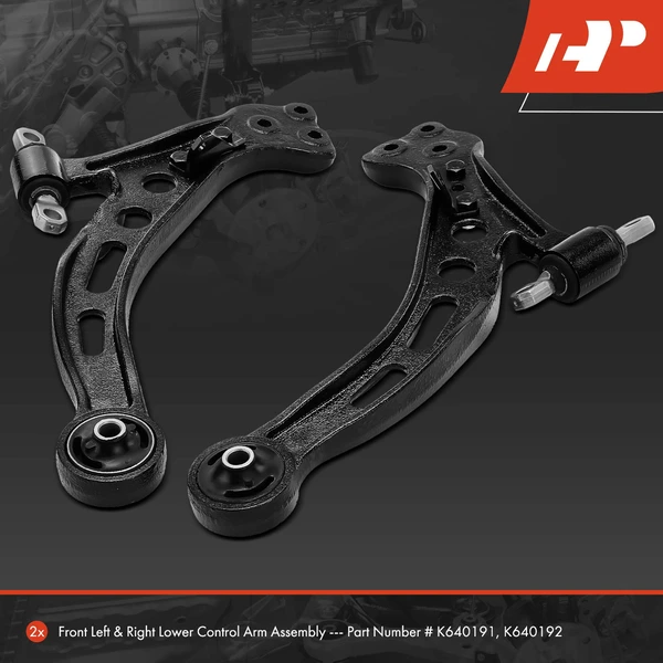 2-Pc Control Arm and Ball Joint Kit, Front Driver & Passenger Lower with Ball Joint A-Premium APCA3847