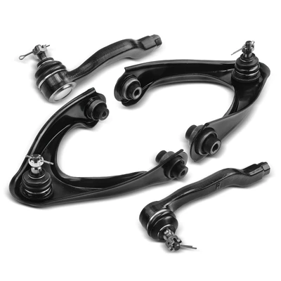 4 Pcs Front Upper Control Arm Outer Tie Rod End