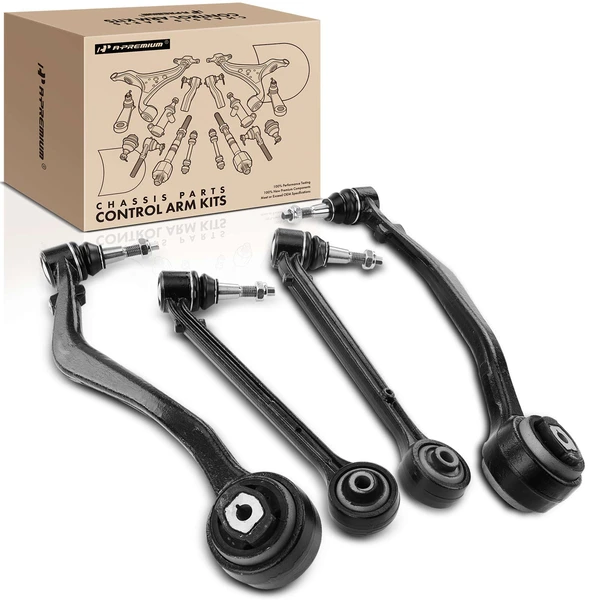 4-Pc Control Arm and Ball Joint Kit, Front Side with Ball Joint A-Premium APCA3858