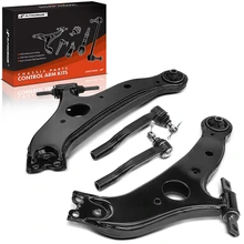 2004-2010 Toyota Sienna A Set of 4 Control Arm and Tie Rod End Kit Front Side A-Premium APCA3541