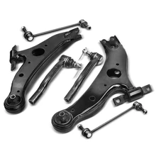 2004-2010 Toyota Sienna A Set of 6 Control Arm Sway Bar Link and Tie Rod End Kit Front Lower A-Premium APCA3542
