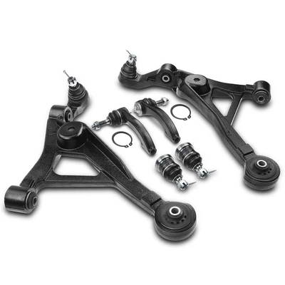 6 Pcs Control Arm with Ball Joint Tie Rod End