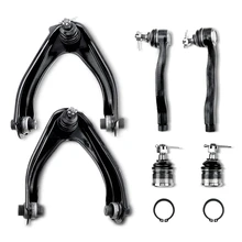 1997-2001 Honda CR-V A Set of 6 Control Arm Ball Joint and Tie Rod End Kit Front Upper A-Premium APCA3639