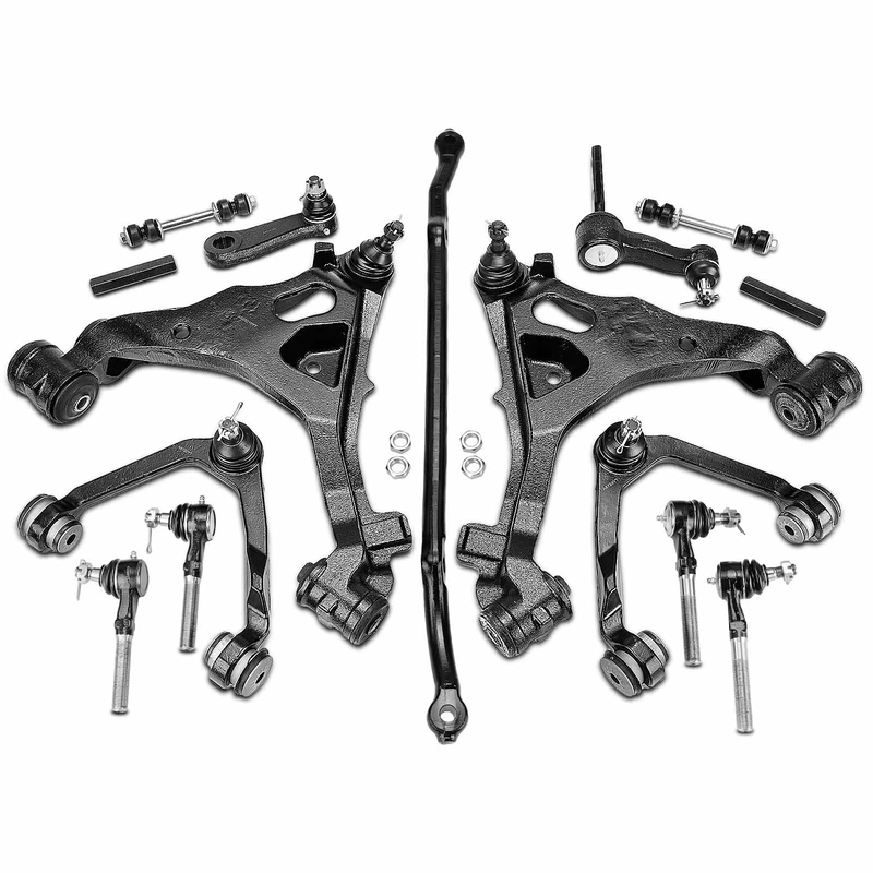 1997-2002 Ford Expedition A Set of 15 Control Arm and Sway Bar Link Full Kit Front Side A-Premium APCA3929