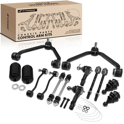 14 Pcs Front Control Arm & Ball Joint Sway Bar Link