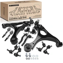 2006-2011 Honda Civic A Set of 12 Control Arm Ball Joint Sway Bar Link Tie Rod End Kit Front & Rear A-Premium APCA3956