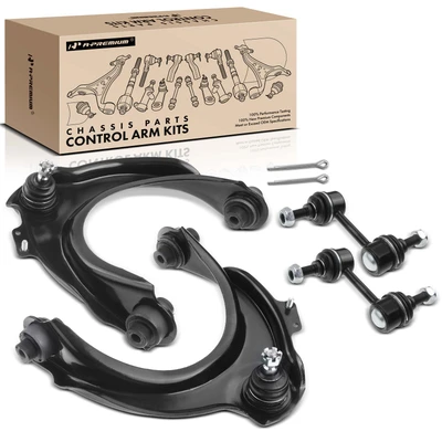 2004-2008 Acura TSX A Set of 4 Control Arm and Sway Bar Link Kit Front Side A-Premium APCA0380