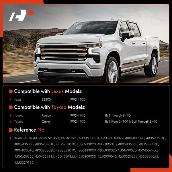 A Set of 10 Control Arm Ball Joint Tie Rod and Sway Bar Link Kit Front Side A-Premium APCA4005