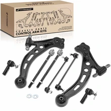 1997-2001 Lexus ES300 A Set of 8 Control Arm Sway Bar Link and Tie Rod End Kit Front Side A-Premium APCA4019