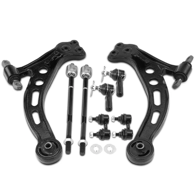 8 Pcs Control Arm & Tie Rod End & Stabilizer Bar Link