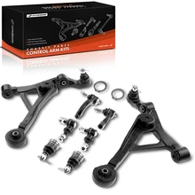 2001-2006 Dodge Stratus A Set of 8 Control Arm Ball Joint Sway Bar Link Tie Rod End Kit Front Lower A-Premium APCA3648