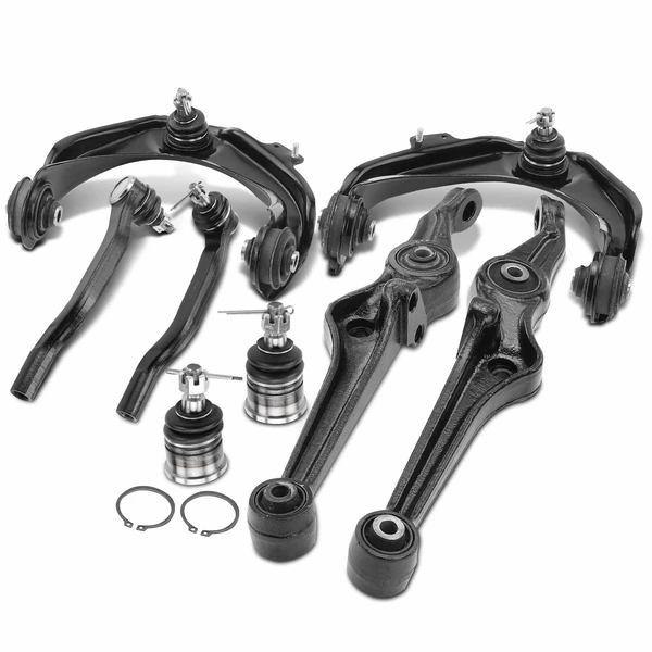 1999-2003 Acura TL A Set of 8 Control Arm Ball Joint and Tie Rod End Kit Front Side A-Premium APCA4049